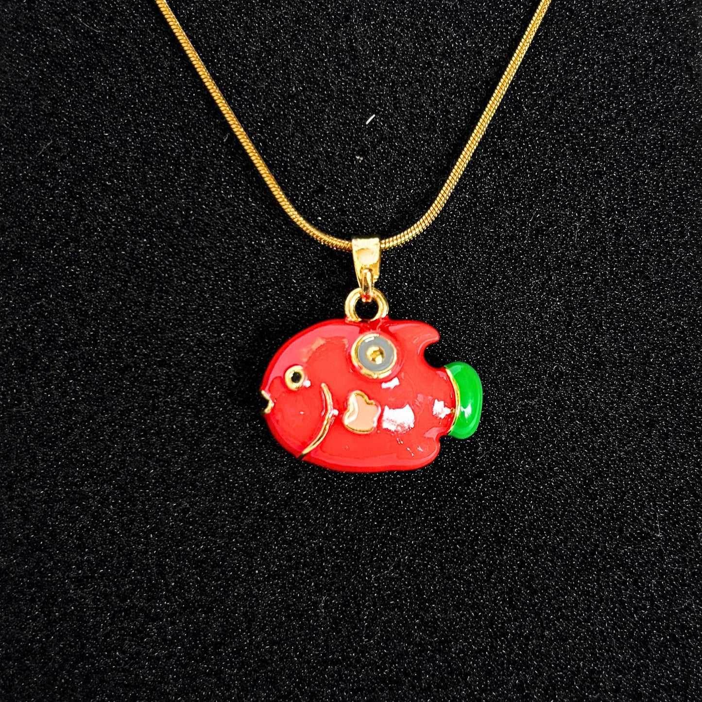 Ruby Fish Necklace