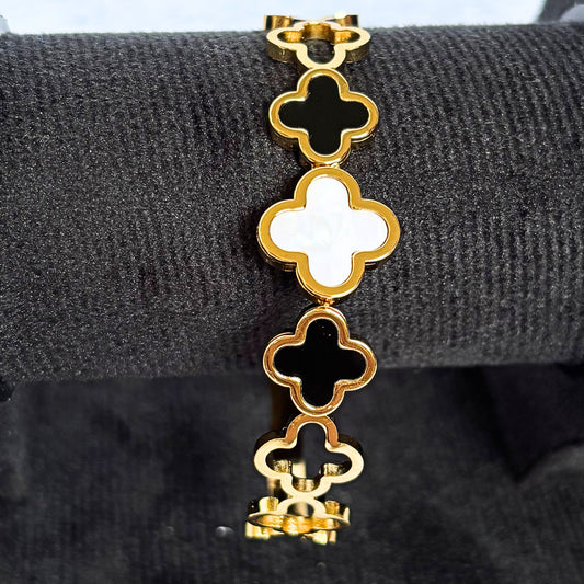 Black n White Clove Bracelet