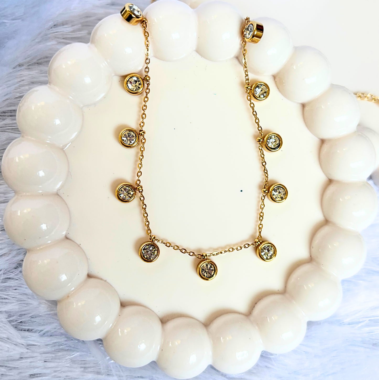 Round Diamond Necklace