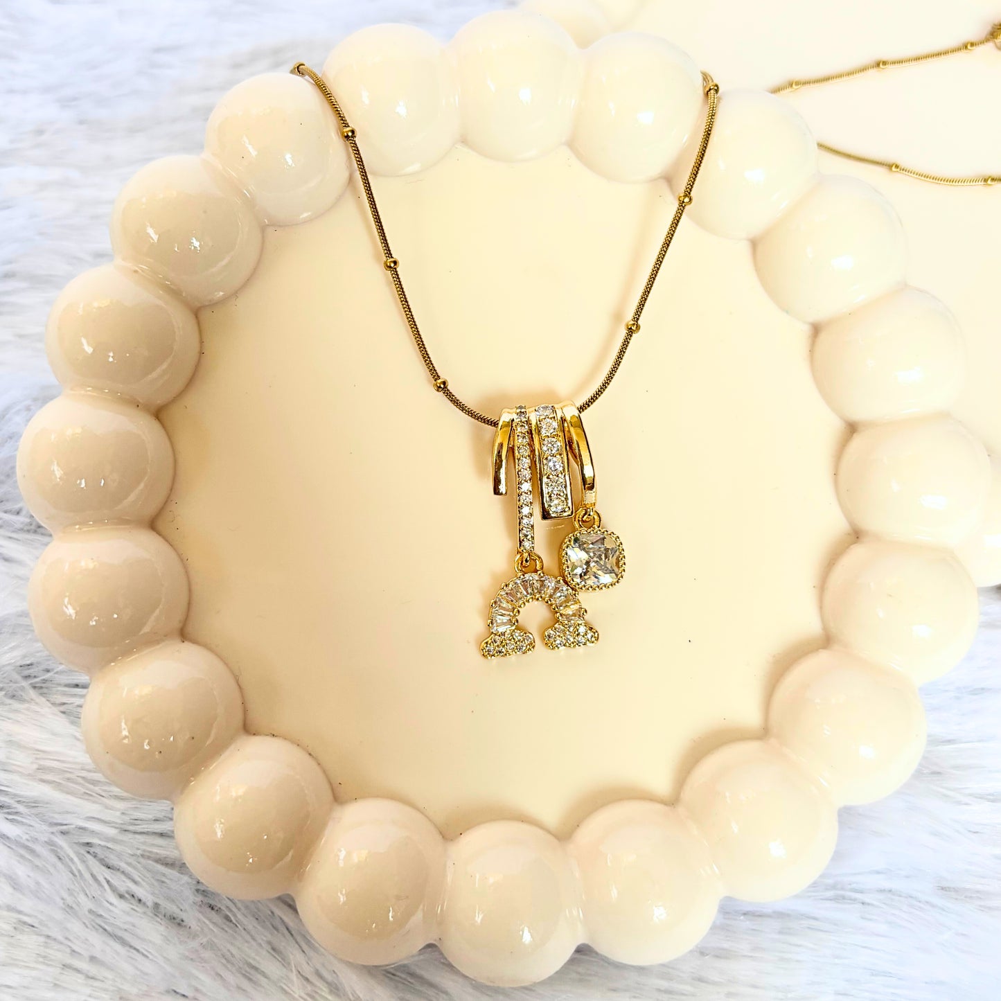 Diamond Rainbow Necklace