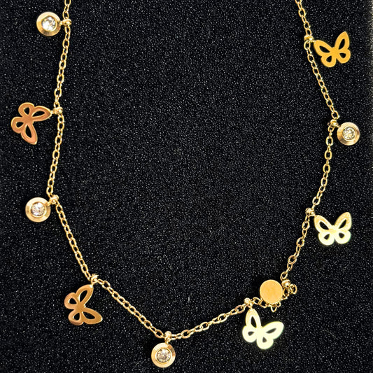 Butterfly Diamond Necklace