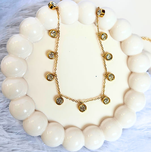 Round Diamond Necklace